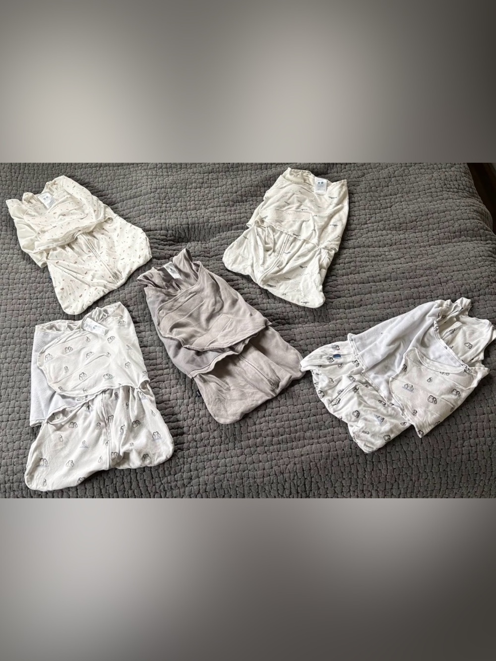 HALO BUNDLE Sleepsack Swaddles (x5) Size Newborn/0-3M